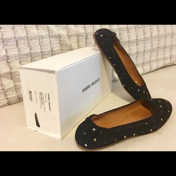 Isabel Marant Suede Leather Flats - Picture 1 of 4